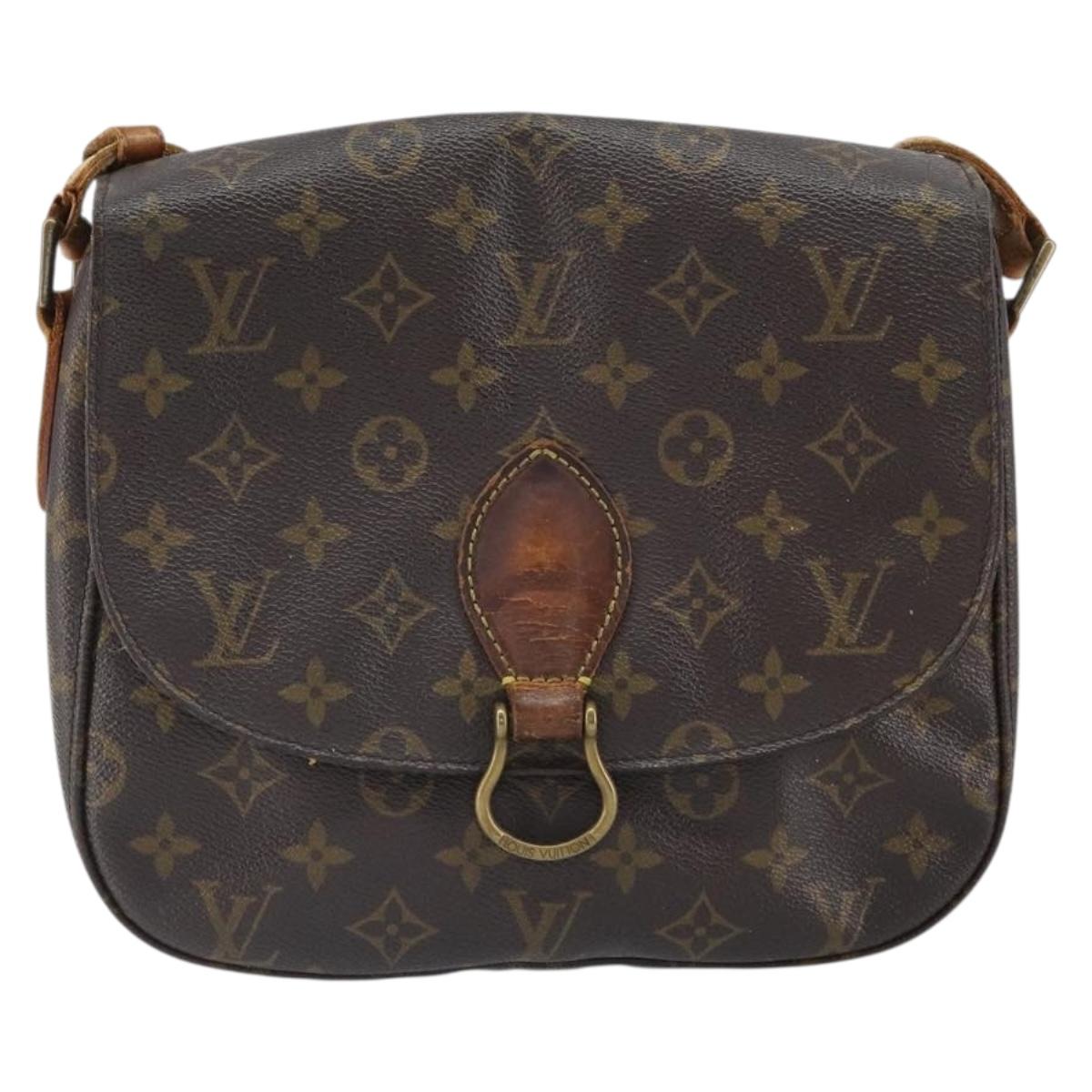 LOUIS VUITTON Monogram Saint Cloud GM Shoulder Bag M51242 LV Auth 164599