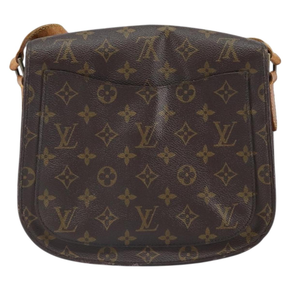 LOUIS VUITTON Monogram Saint Cloud GM Shoulder Bag M51242 LV Auth 164599
