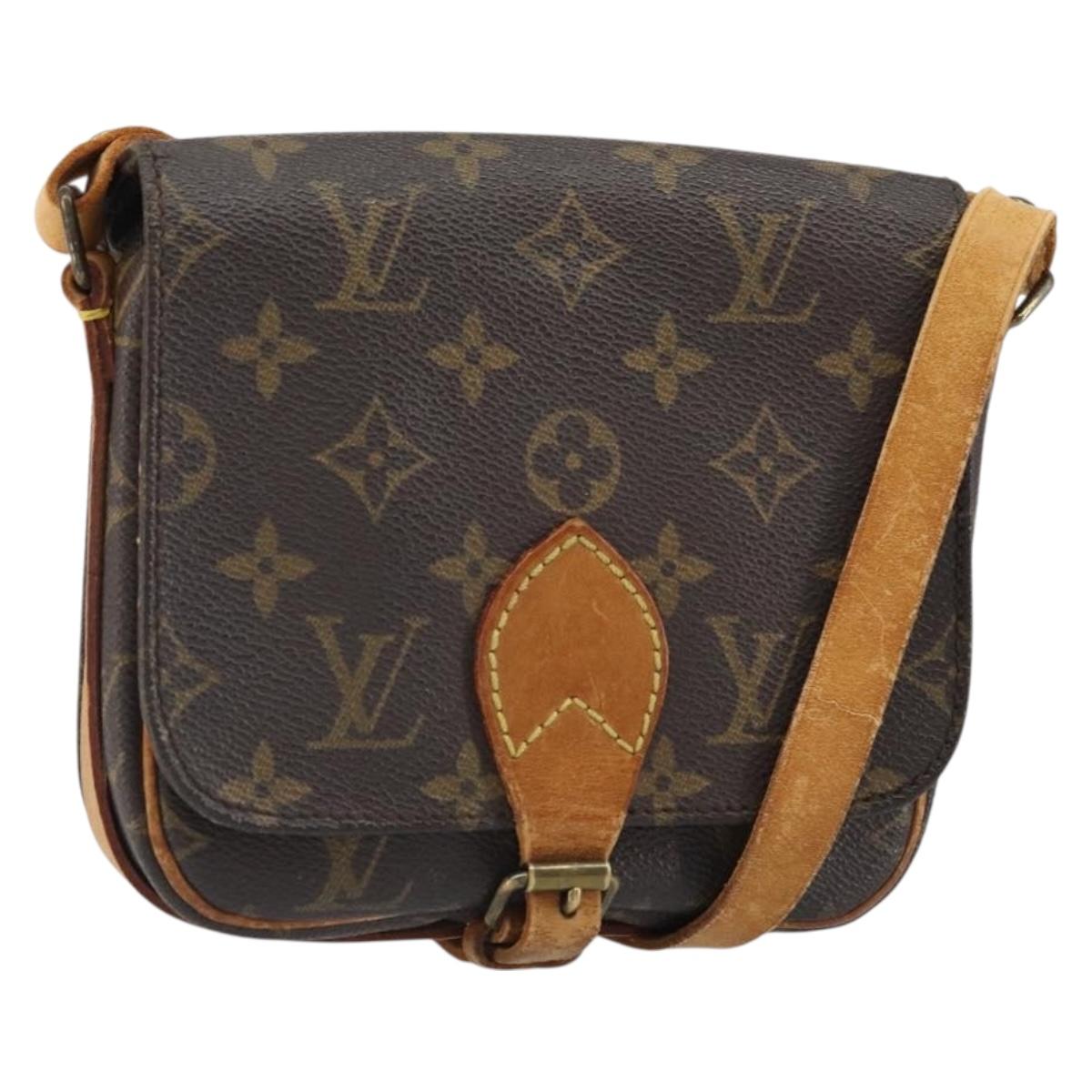 LOUIS VUITTON Monogram Cartouchiere PM Shoulder Bag M51254 LV Auth 164610