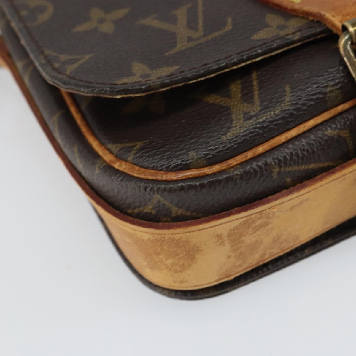 LOUIS VUITTON Monogram Cartouchiere PM Shoulder Bag M51254 LV Auth 164610