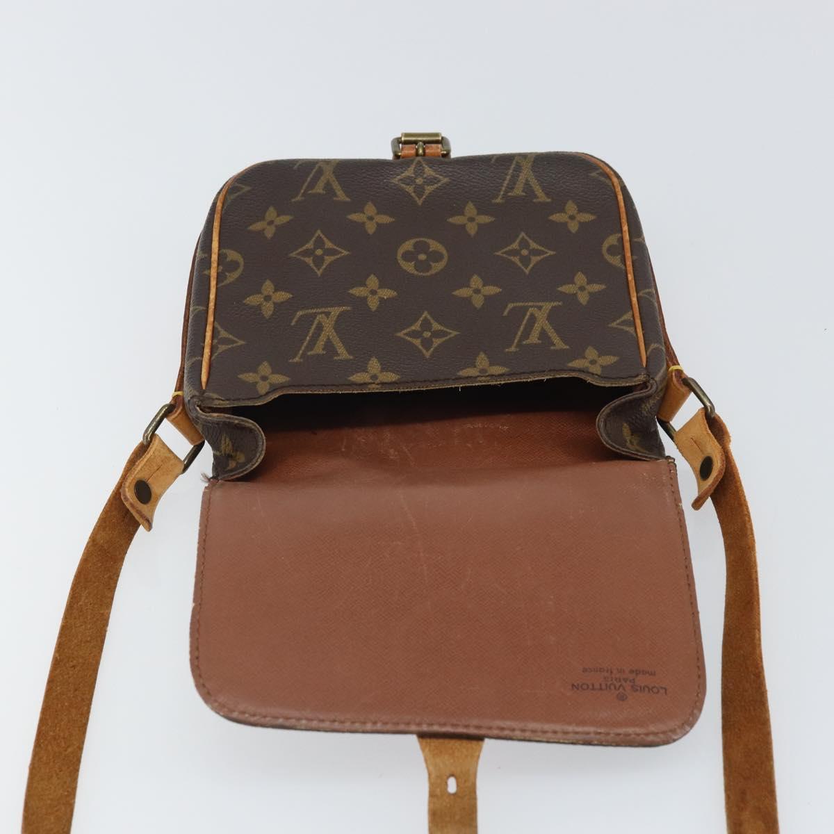 LOUIS VUITTON Monogram Cartouchiere PM Shoulder Bag M51254 LV Auth 164610