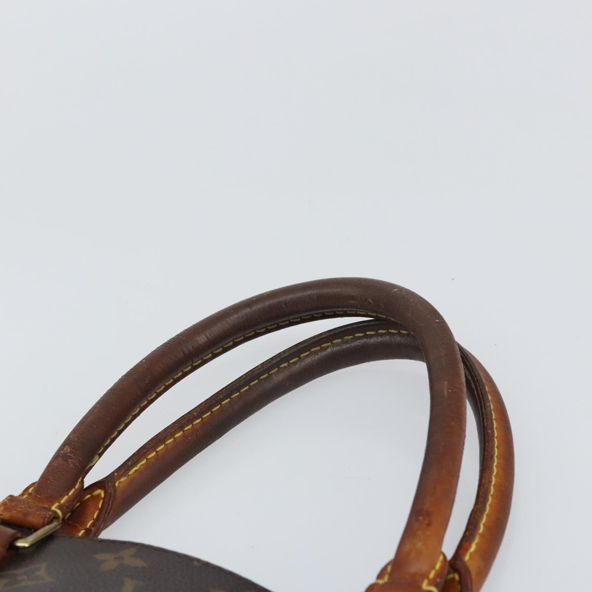 LOUIS VUITTON Monogram Sac Plat Hand Bag M51140 LV Auth 164613