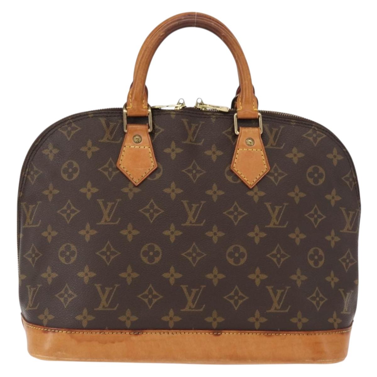 LOUIS VUITTON Monogram Alma Hand Bag M51130 LV Auth 164621