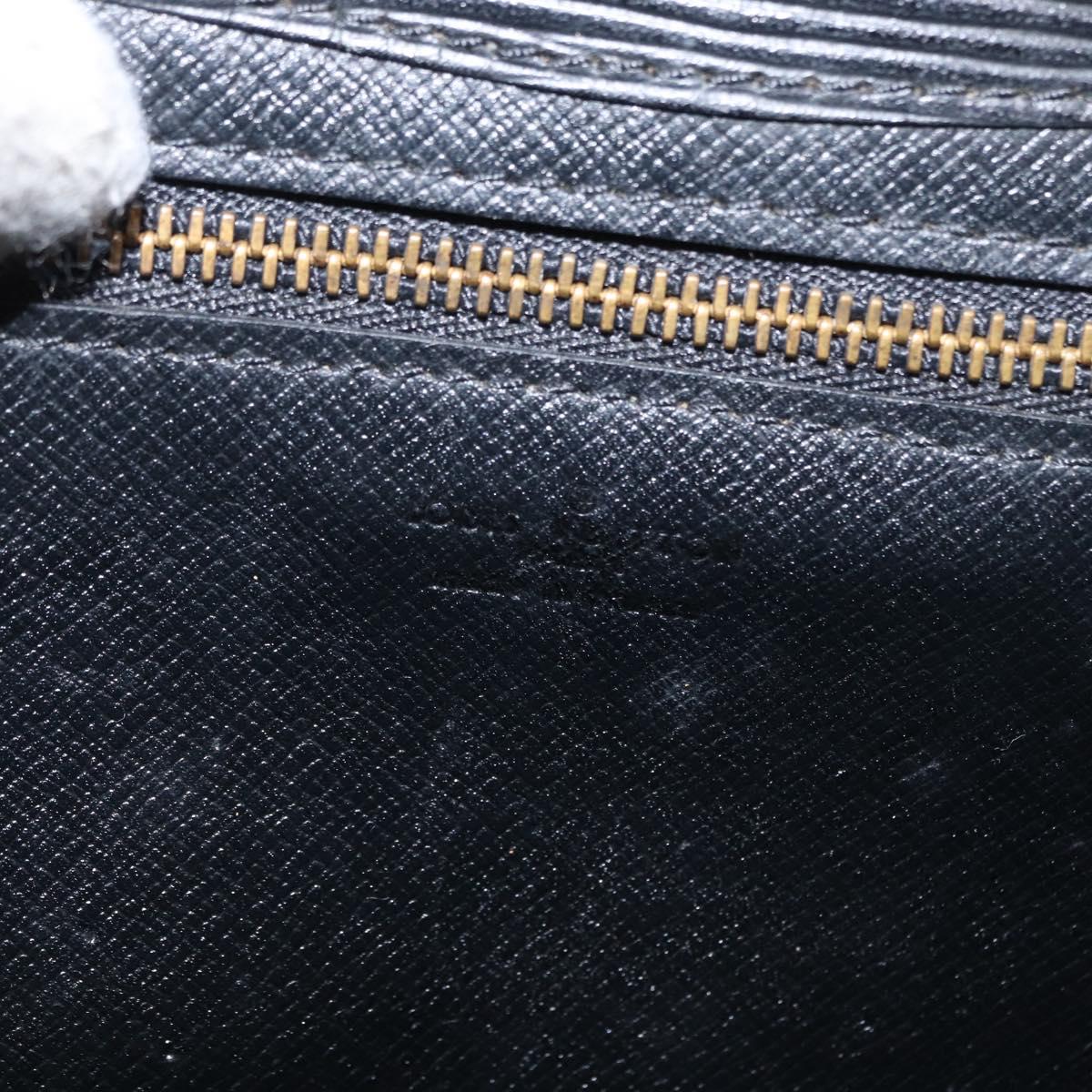 LOUIS VUITTON Epi Art Deco Clutch Bag Black M52632 LV Auth 164629