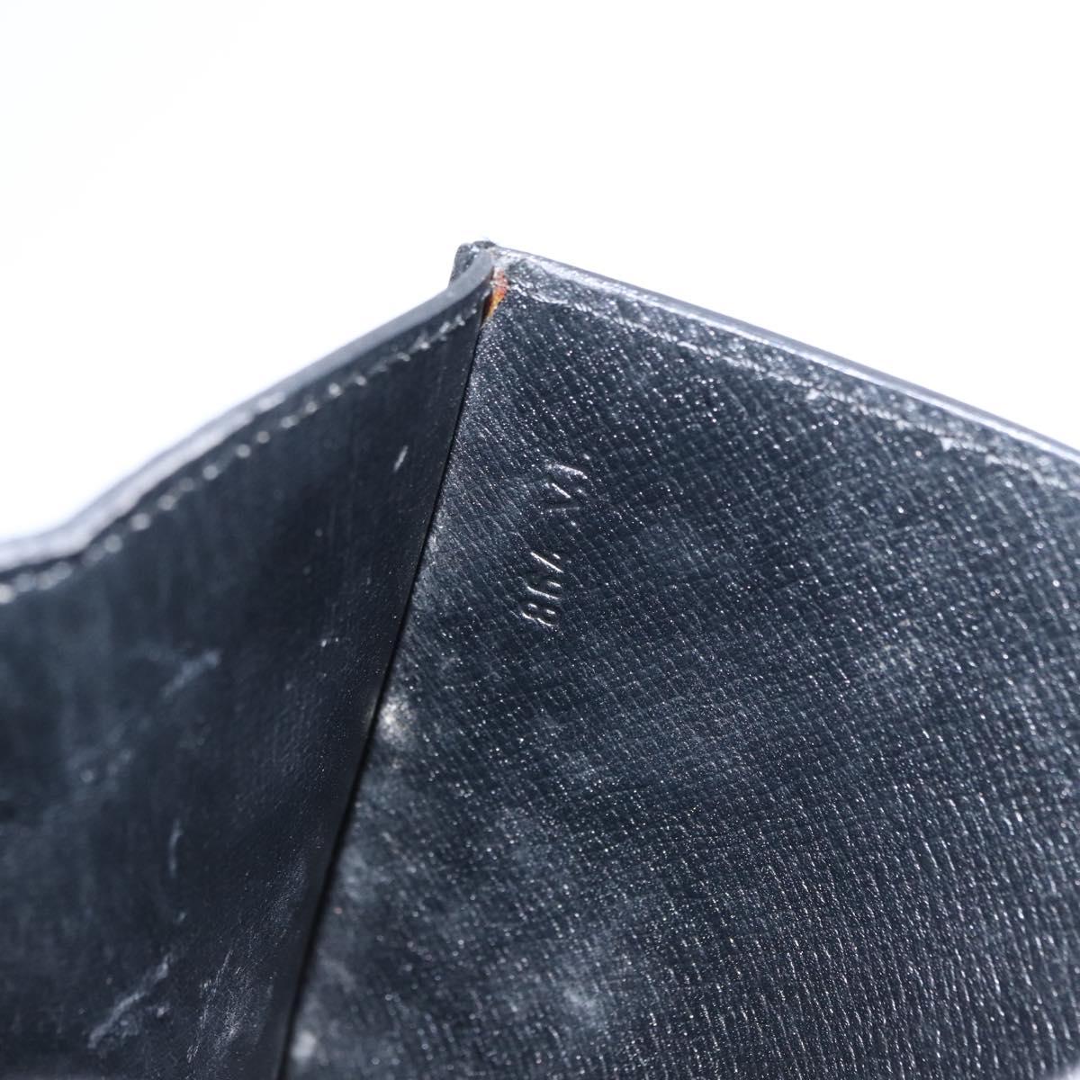 LOUIS VUITTON Epi Art Deco Clutch Bag Black M52632 LV Auth 164629