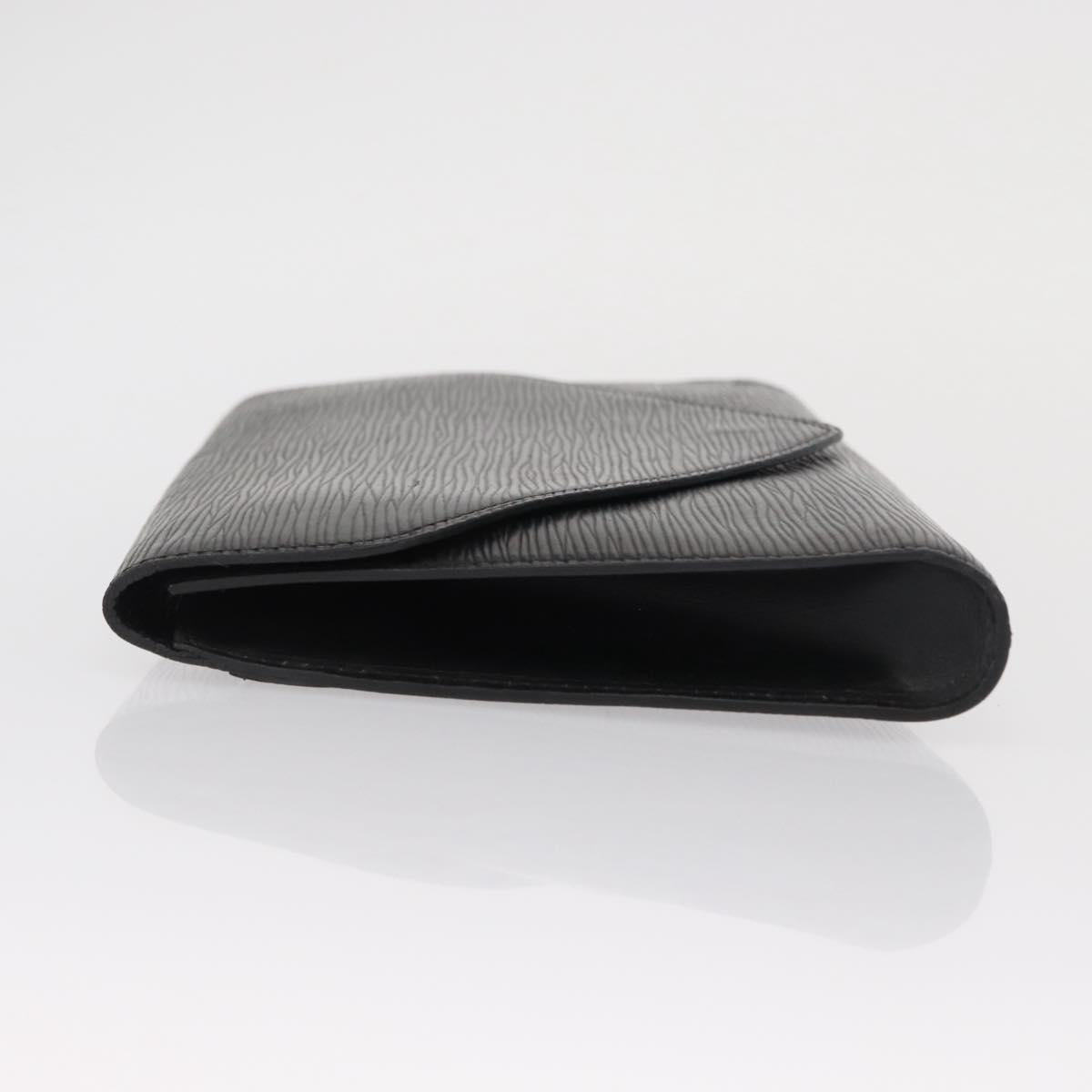 LOUIS VUITTON Epi Art Deco Clutch Bag Black M52632 LV Auth 164629