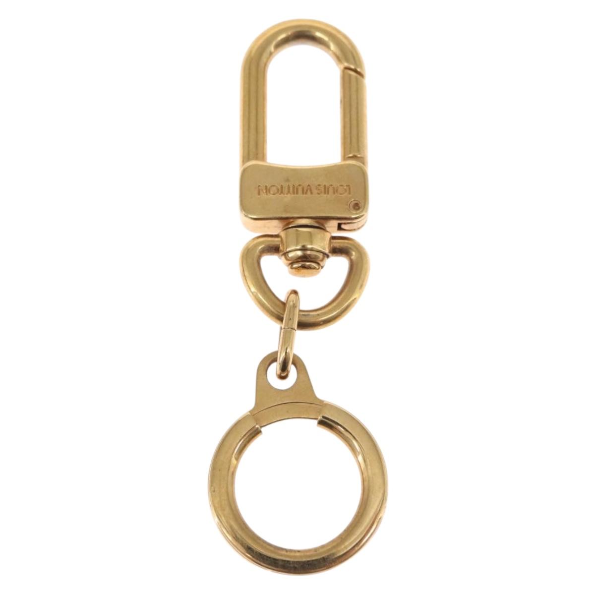 LOUIS VUITTON Anneau Cles Key Holder metal Gold Tone M62698 LV Auth 164631