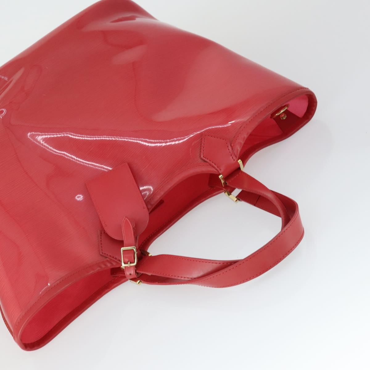 LOUIS VUITTON Epi Plage Lagoon bay Tote Bag Red M92150 LV Auth 164675