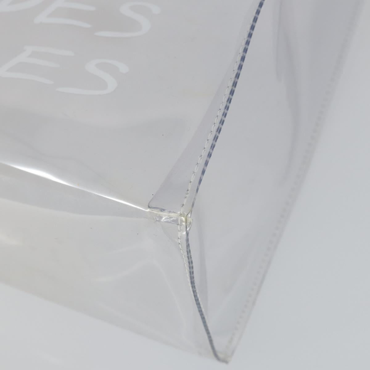 HERMES Vinyl Kelly Hand Bag Vinyl Clear Auth 164684