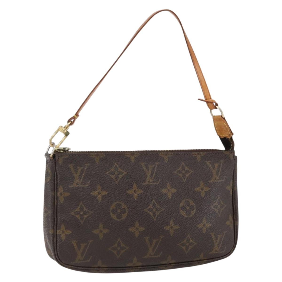LOUIS VUITTON Monogram Pochette Accessoires Pouch M51980 LV Auth 164692