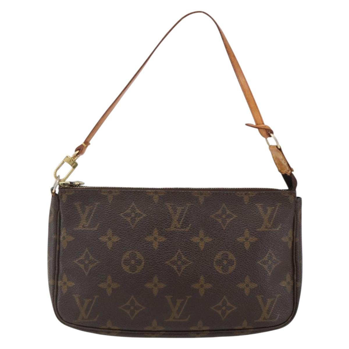 LOUIS VUITTON Monogram Pochette Accessoires Pouch M51980 LV Auth 164692