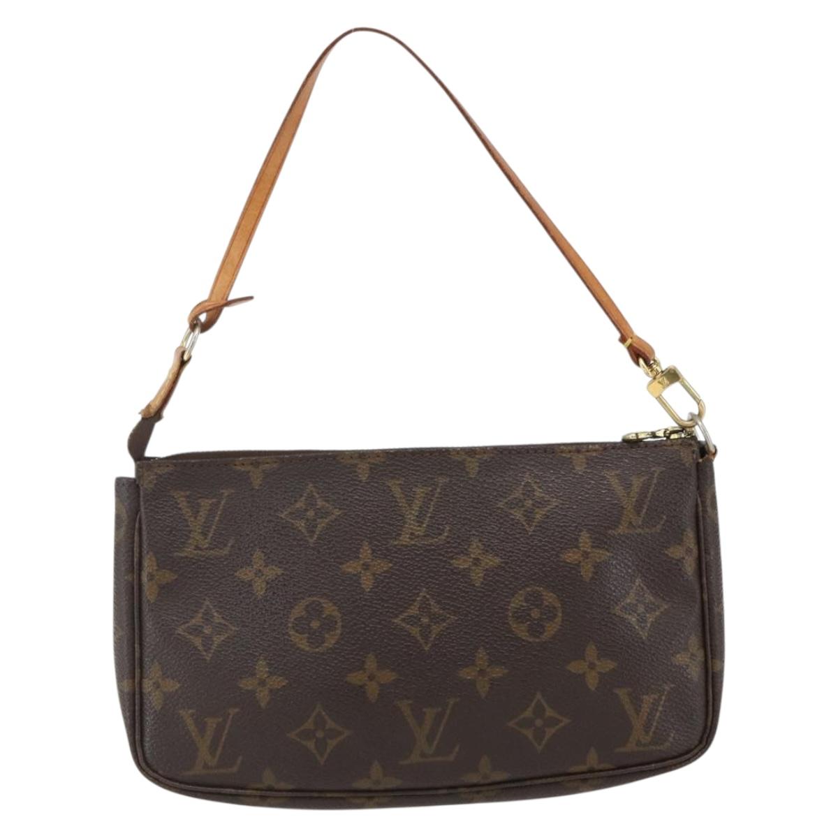 LOUIS VUITTON Monogram Pochette Accessoires Pouch M51980 LV Auth 164692