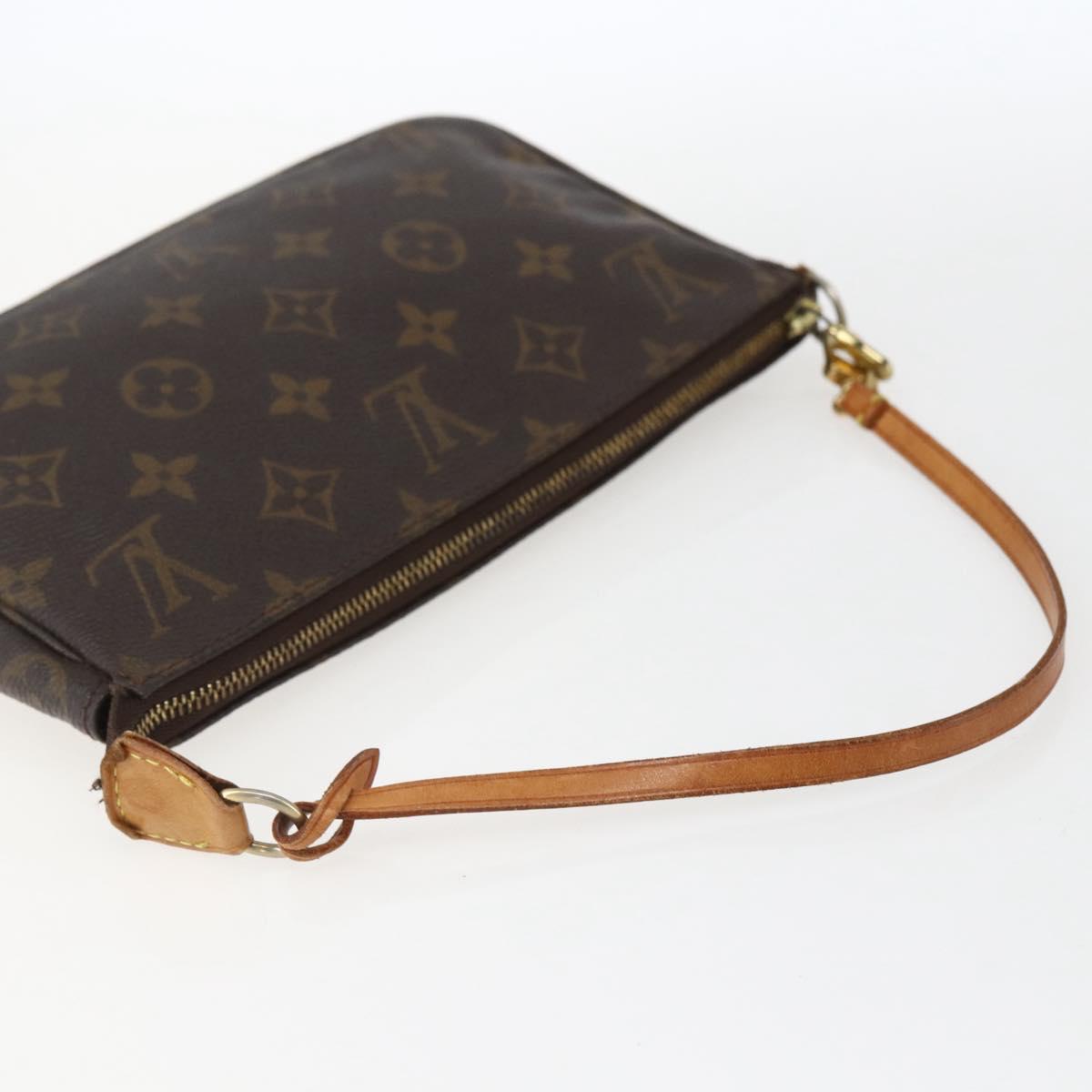 LOUIS VUITTON Monogram Pochette Accessoires Pouch M51980 LV Auth 164692