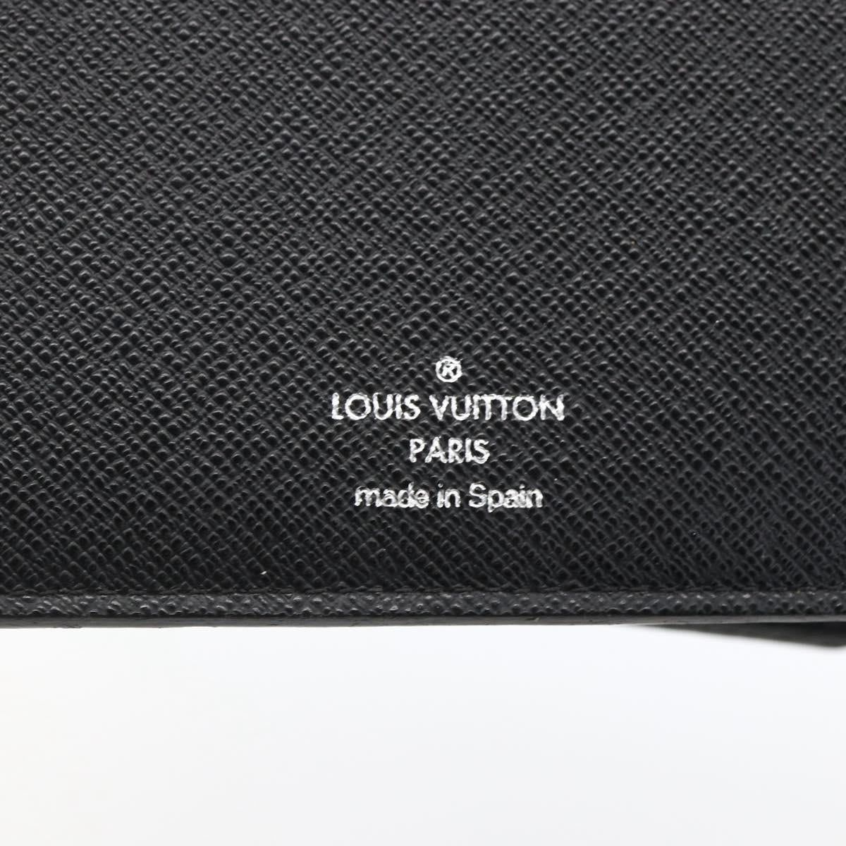 LOUIS VUITTON Damier Graphite Agenda Bureau Note Cover R20974 LV Auth 164698
