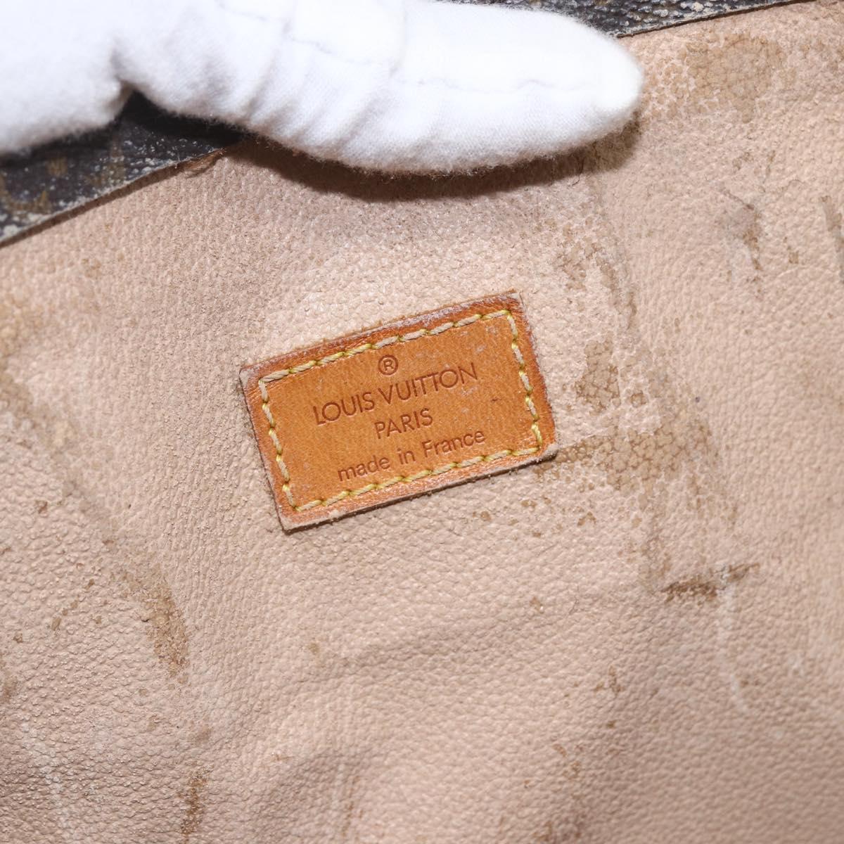 LOUIS VUITTON Monogram Sac Plat Hand Bag M51140 LV Auth 164715