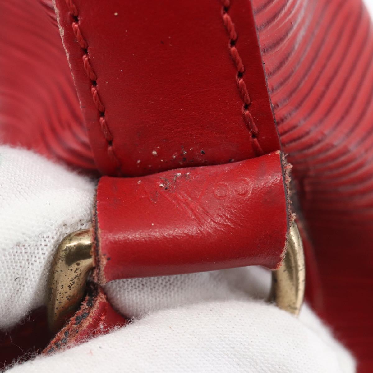 LOUIS VUITTON Epi Noe Shoulder Bag Red M44007 LV Auth 164716
