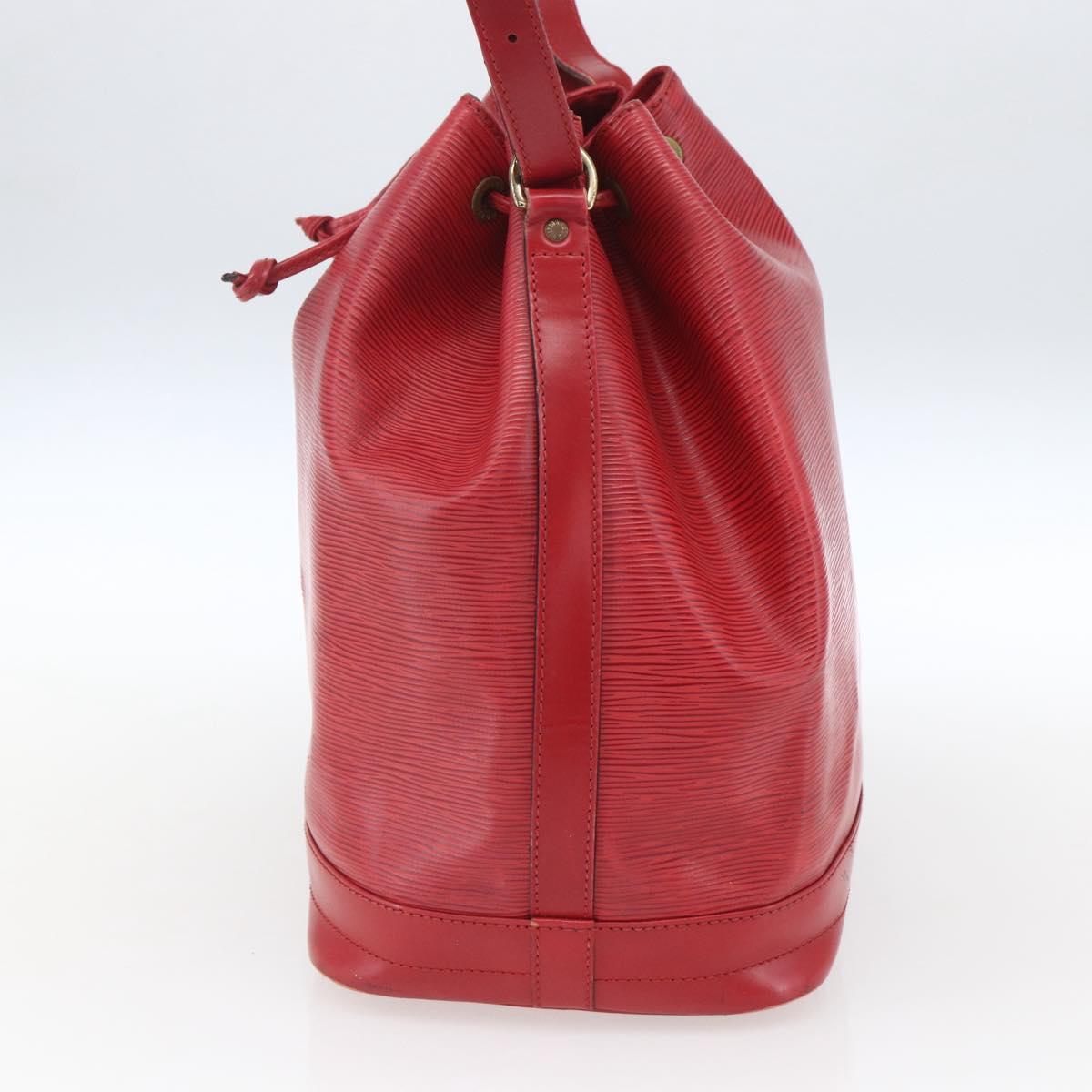 LOUIS VUITTON Epi Noe Shoulder Bag Red M44007 LV Auth 164716