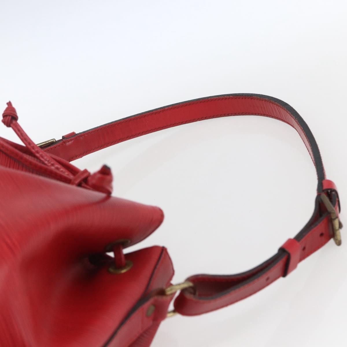 LOUIS VUITTON Epi Noe Shoulder Bag Red M44007 LV Auth 164716