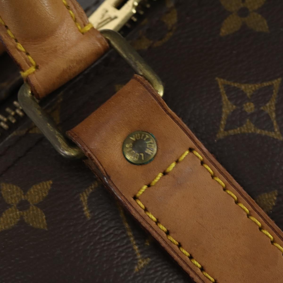 LOUIS VUITTON Monogram Keepall 55 Boston Bag M41424 LV Auth 164765