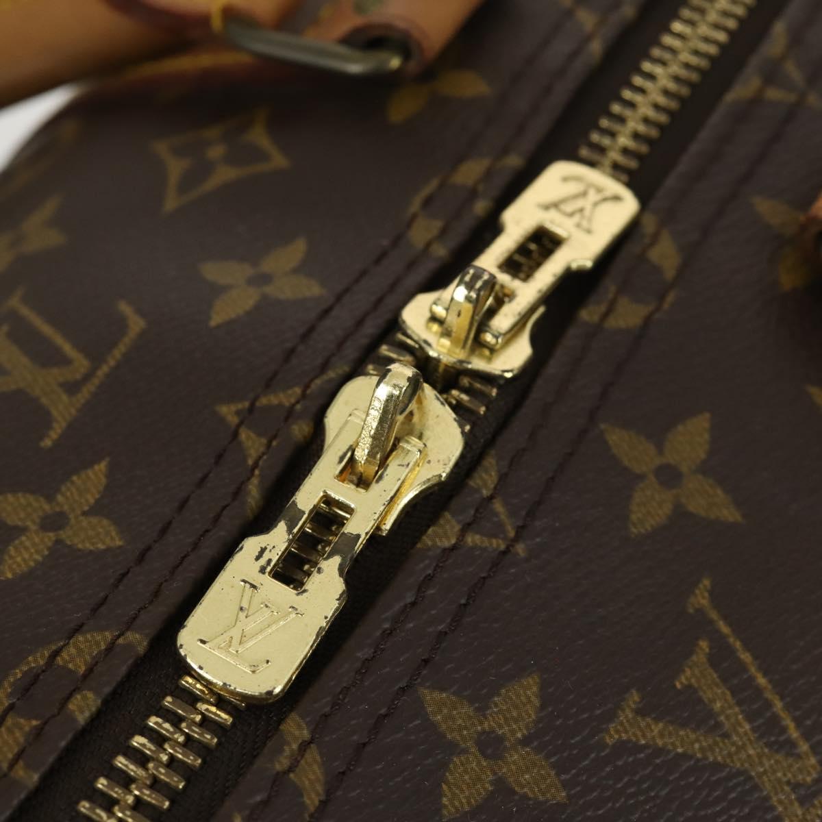 LOUIS VUITTON Monogram Keepall 55 Boston Bag M41424 LV Auth 164765