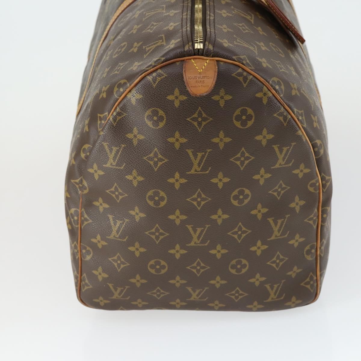 LOUIS VUITTON Monogram Keepall 55 Boston Bag M41424 LV Auth 164765