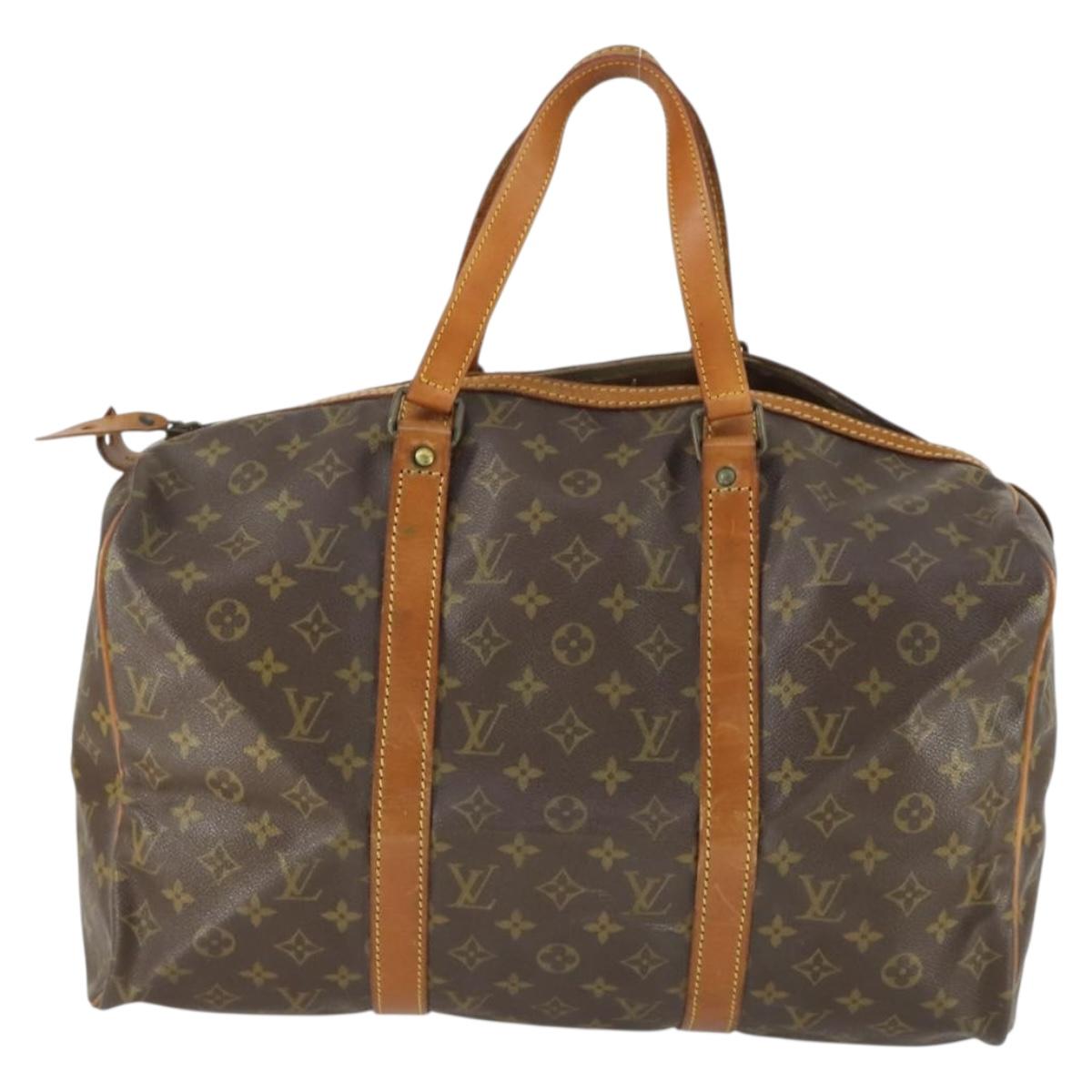 LOUIS VUITTON Monogram Sac Souple 45 Boston Bag M41624 LV Auth 164767