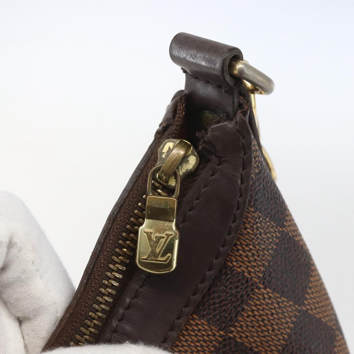 LOUIS VUITTON Damier Ebene Illovo MM Shoulder Bag N51995 LV Auth 164776