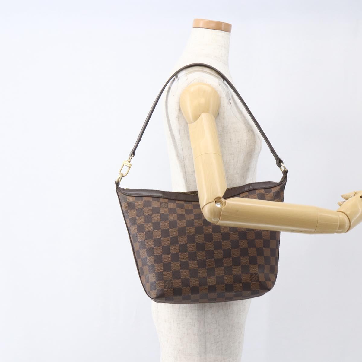 LOUIS VUITTON Damier Ebene Illovo MM Shoulder Bag N51995 LV Auth 164776