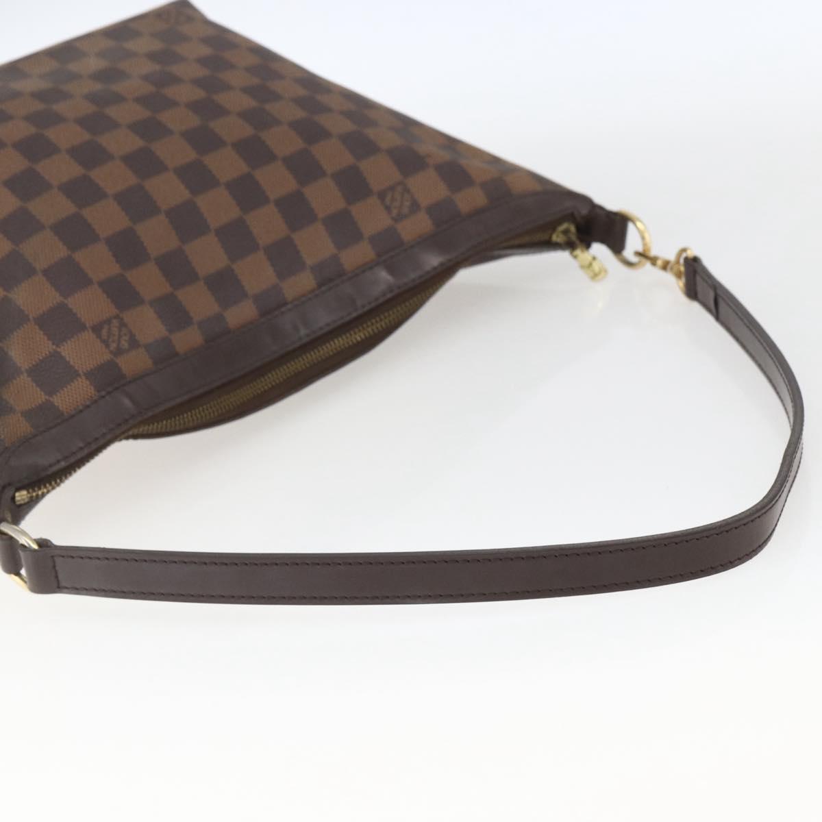LOUIS VUITTON Damier Ebene Illovo MM Shoulder Bag N51995 LV Auth 164776