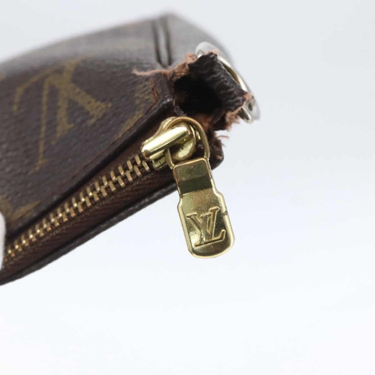 LOUIS VUITTON Monogram Pochette Accessoires Pouch M51980 LV Auth 164808