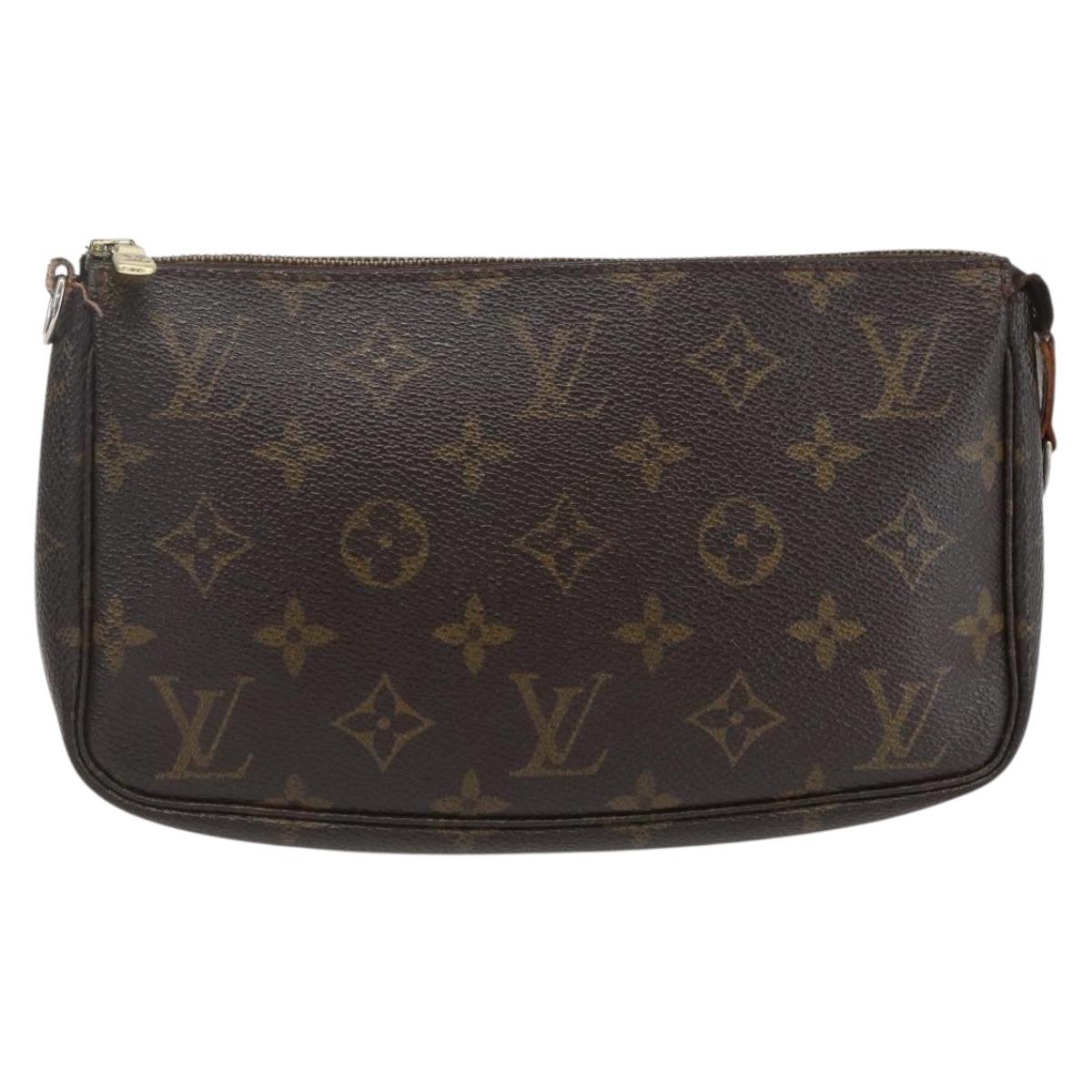 LOUIS VUITTON Monogram Pochette Accessoires Pouch M51980 LV Auth 164808