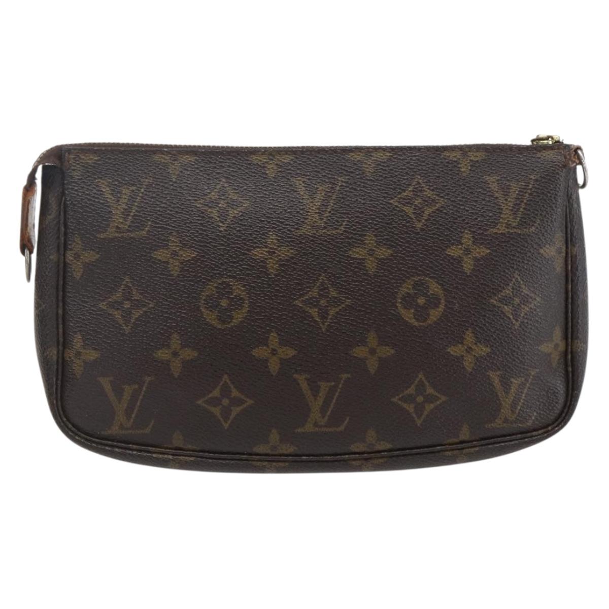 LOUIS VUITTON Monogram Pochette Accessoires Pouch M51980 LV Auth 164808