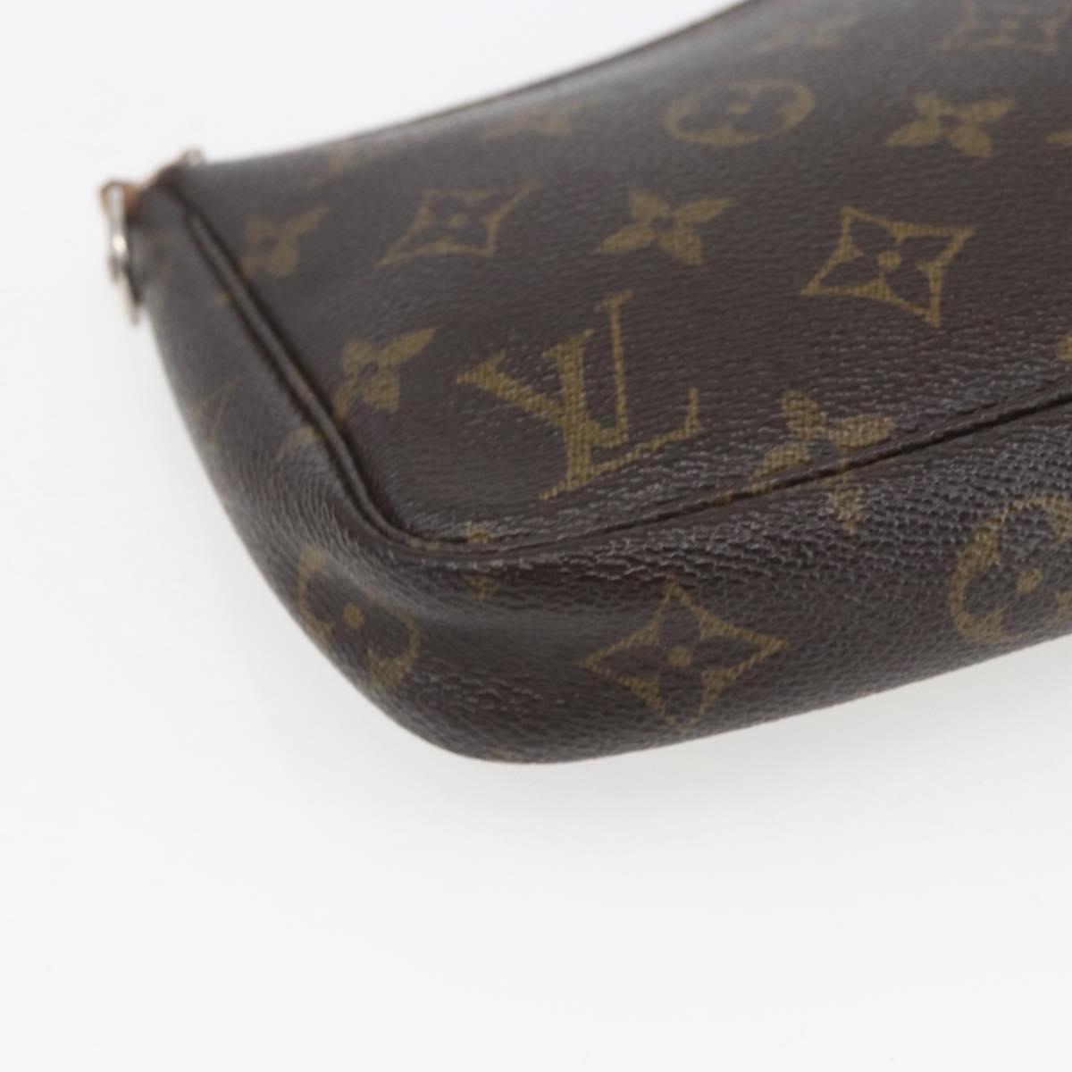 LOUIS VUITTON Monogram Pochette Accessoires Pouch M51980 LV Auth 164808