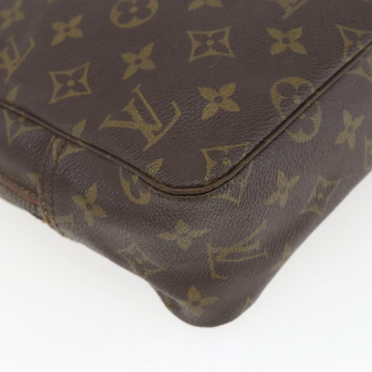 LOUIS VUITTON Monogram Trousse Toilette 28 Clutch Bag M47522 LV Auth 164811