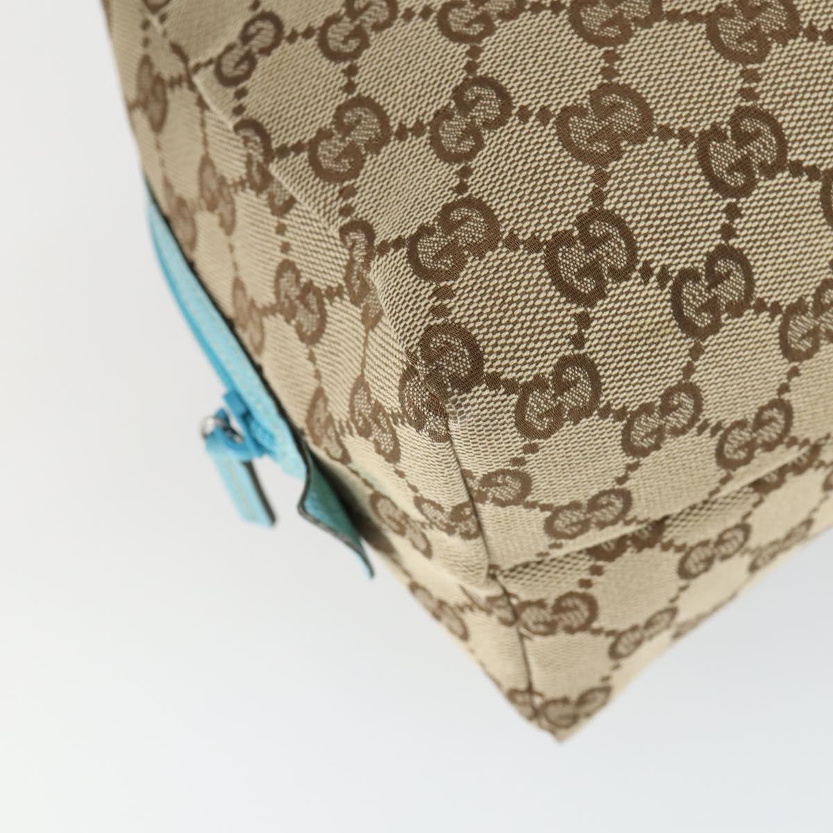 GUCCI GG Canvas Hand Bag Beige Auth 164873A