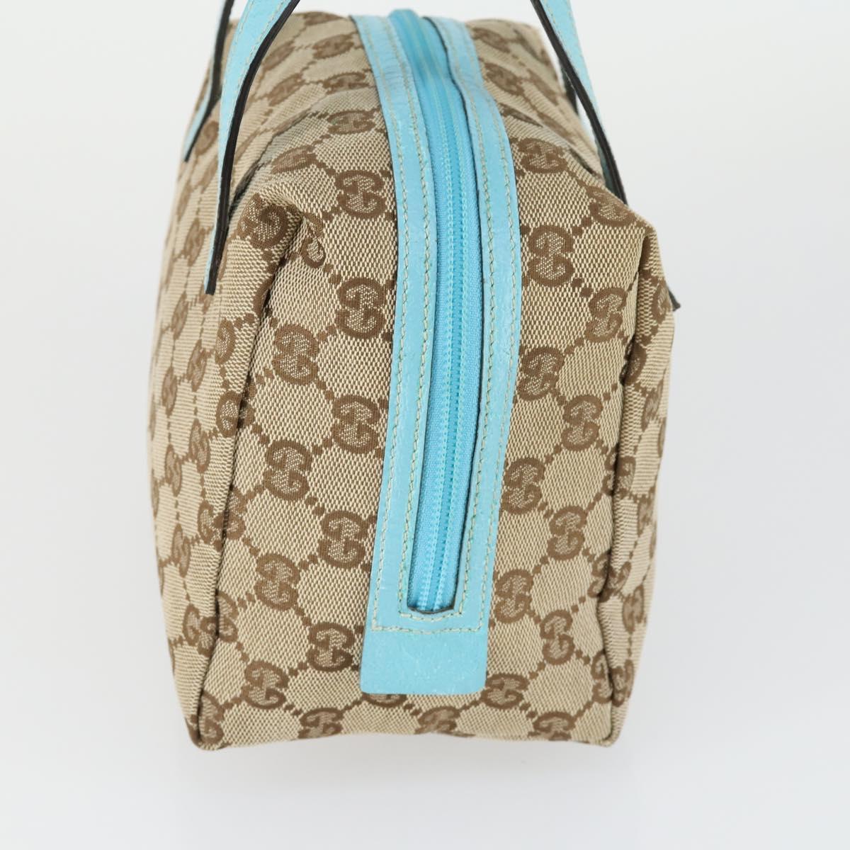 GUCCI GG Canvas Hand Bag Beige Auth 164873A