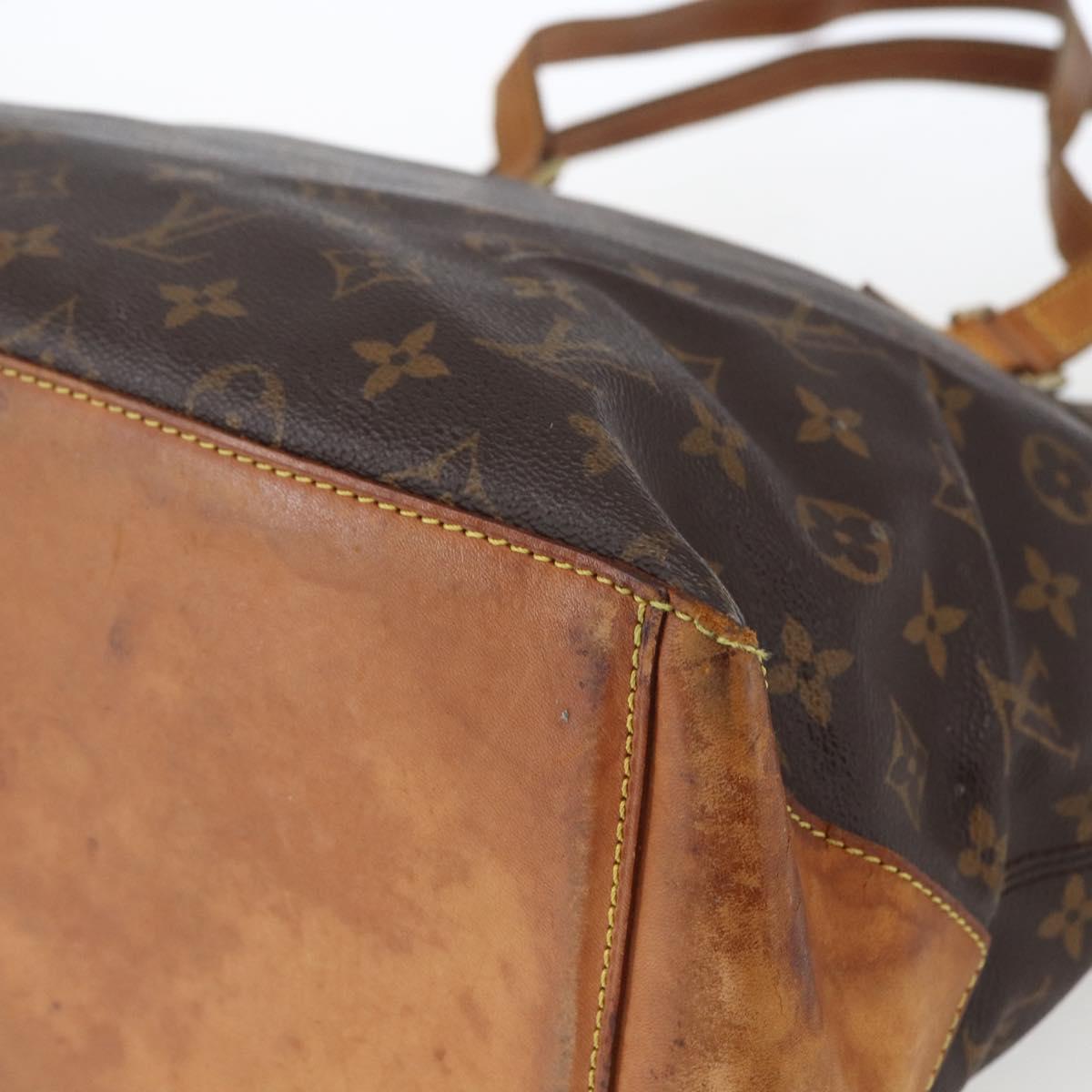 LOUIS VUITTON Monogram Cabas Mezzo Tote Bag M51151 LV Auth 164889