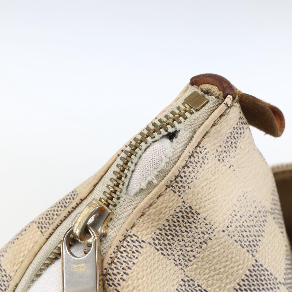 LOUIS VUITTON Damier Azur Totally PM Tote Bag N41280 LV Auth 164898