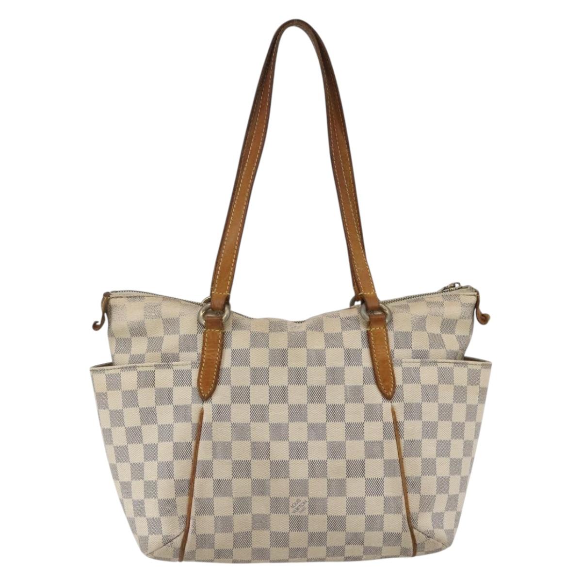 LOUIS VUITTON Damier Azur Totally PM Tote Bag N41280 LV Auth 164898