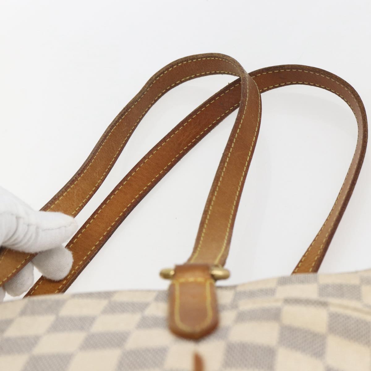 LOUIS VUITTON Damier Azur Totally PM Tote Bag N41280 LV Auth 164898