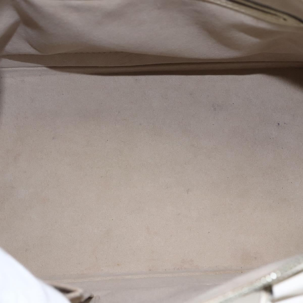LOUIS VUITTON Alma PM Hand Bag White Yvoire M4030J LV Auth 164900