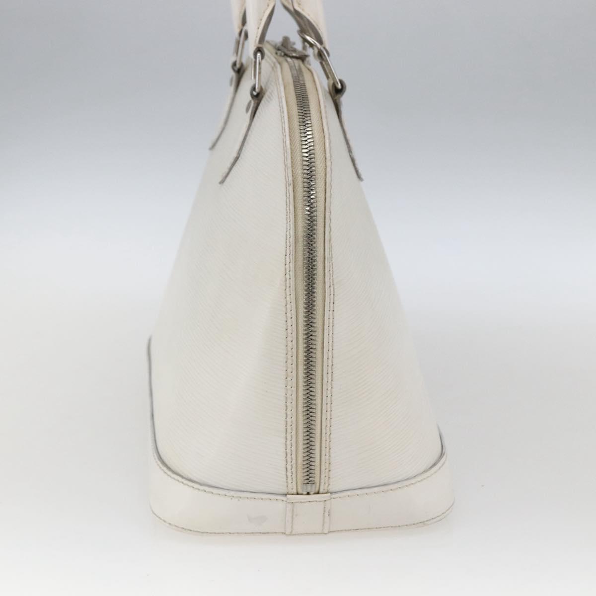 LOUIS VUITTON Alma PM Hand Bag White Yvoire M4030J LV Auth 164900