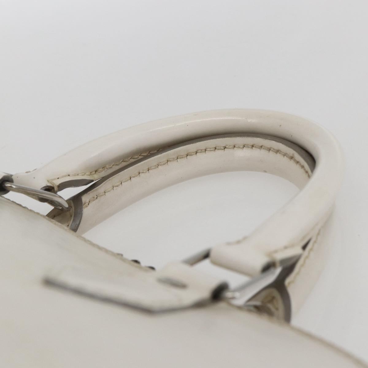 LOUIS VUITTON Alma PM Hand Bag White Yvoire M4030J LV Auth 164900