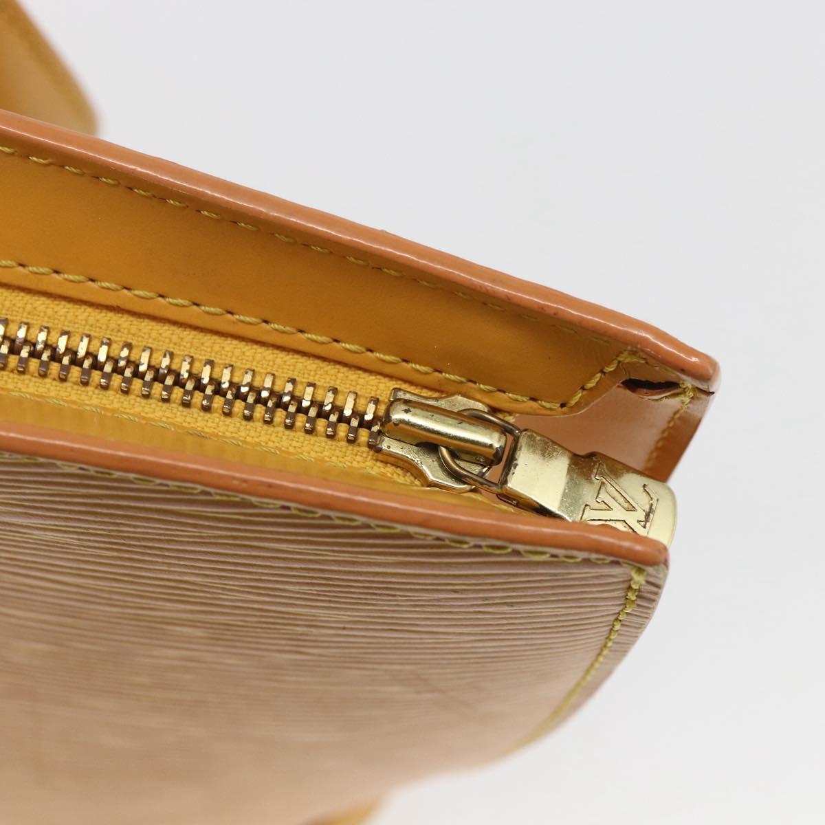 LOUIS VUITTON Epi Saint Jacques Hand Bag Yellow M52279 LV Auth 164901