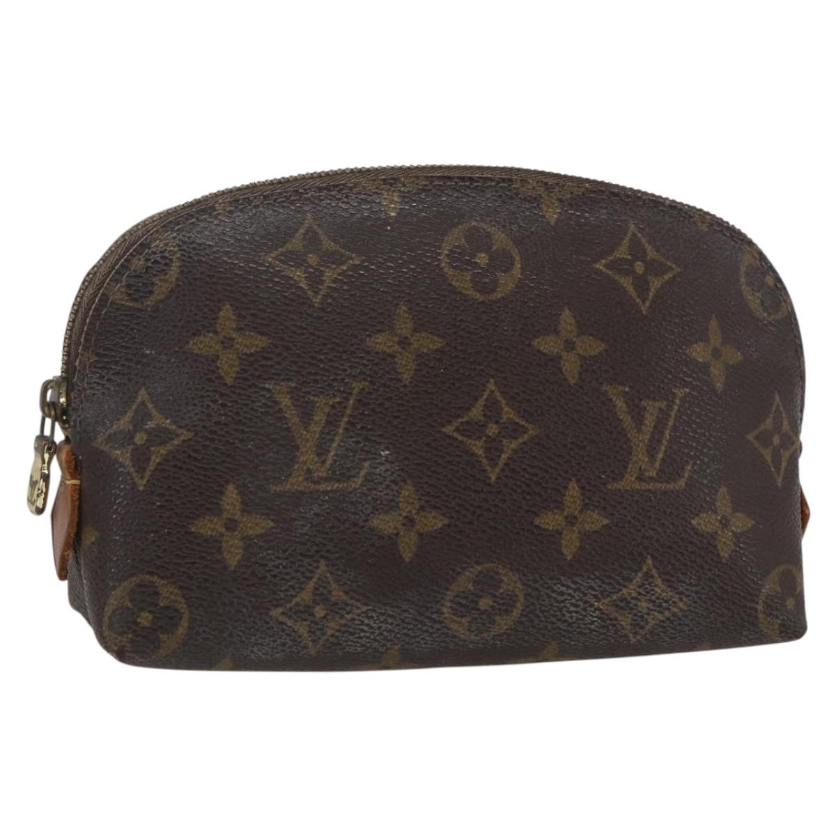 LOUIS VUITTON Monogram Pochette Cosmetic PM Pouch M43998 LV Auth 164907