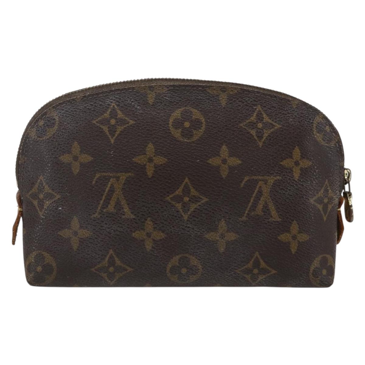 LOUIS VUITTON Monogram Pochette Cosmetic PM Pouch M43998 LV Auth 164907
