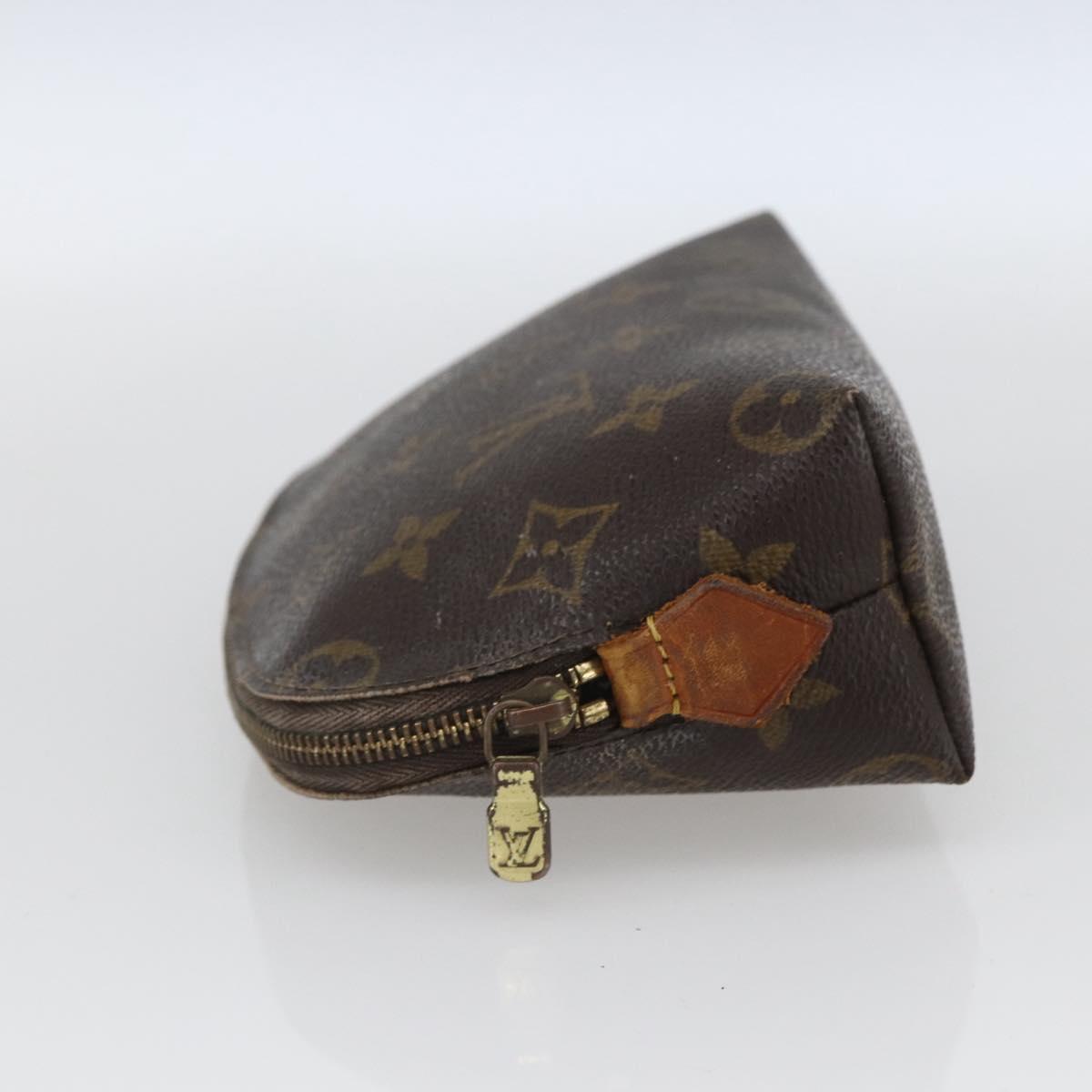 LOUIS VUITTON Monogram Pochette Cosmetic PM Pouch M43998 LV Auth 164907