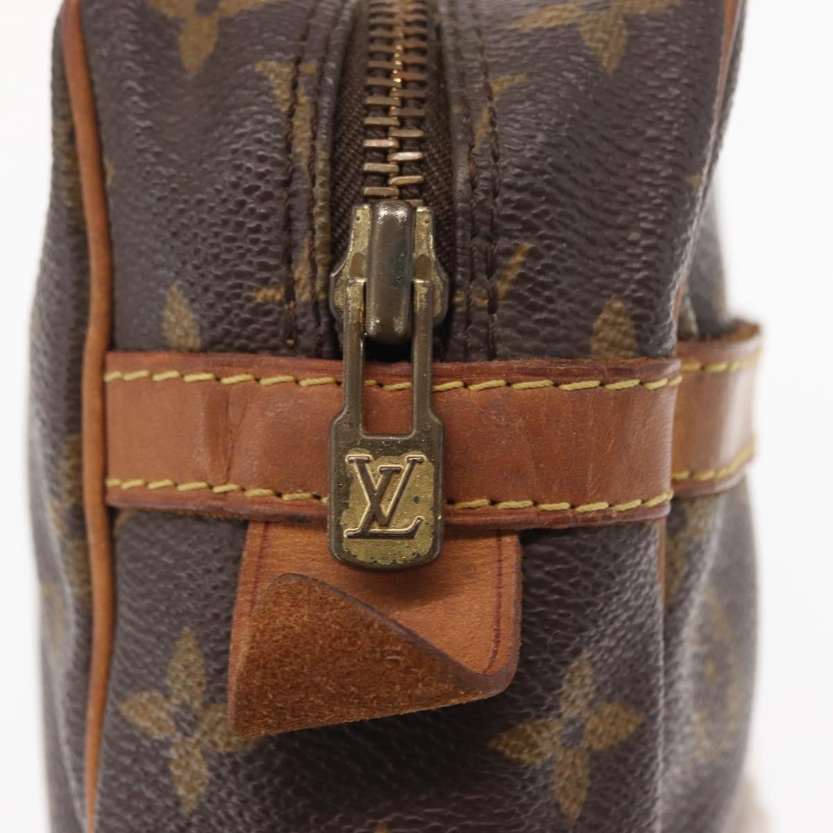 LOUIS VUITTON Monogram Compiegne 28 Clutch Bag M51845 LV Auth 164921