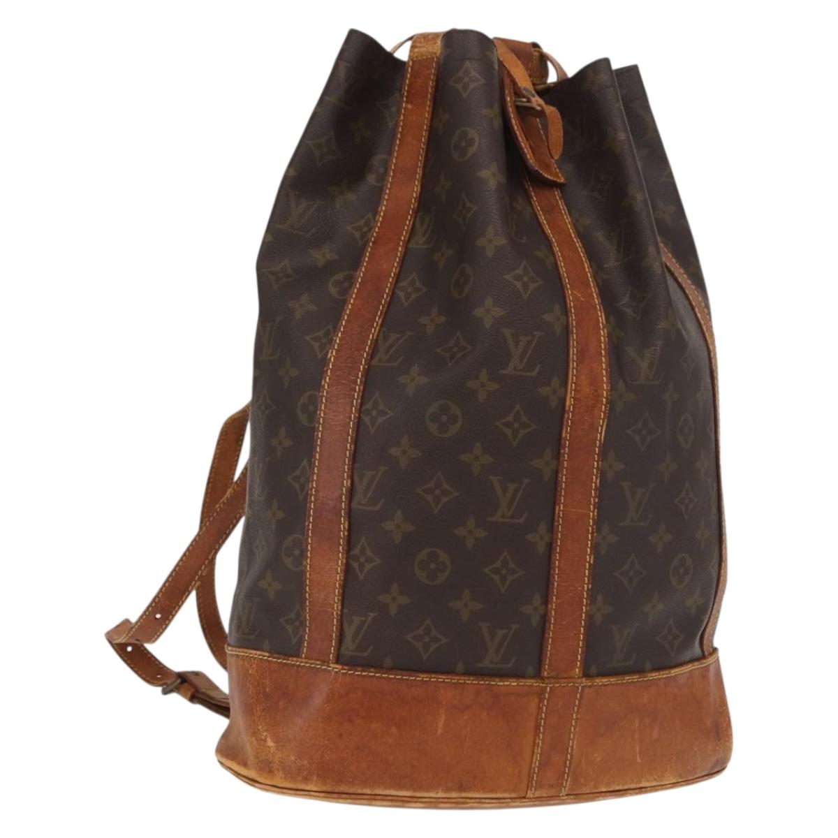 LOUIS VUITTON Monogram Randonnee GM Shoulder Bag M42244 LV Auth 164940