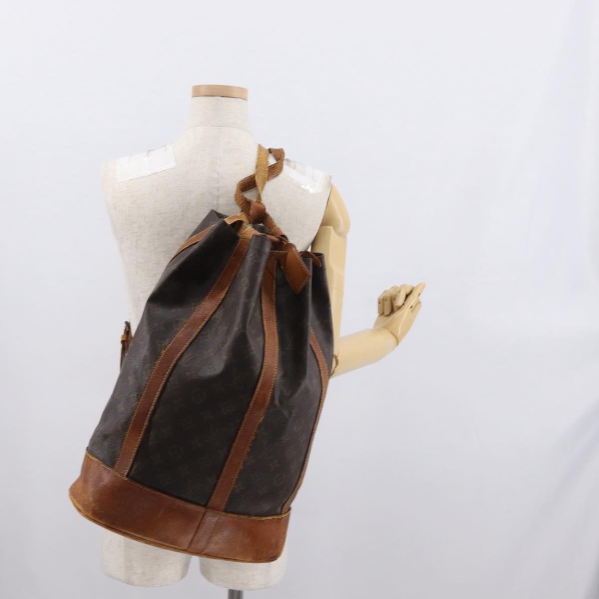 LOUIS VUITTON Monogram Randonnee GM Shoulder Bag M42244 LV Auth 164940